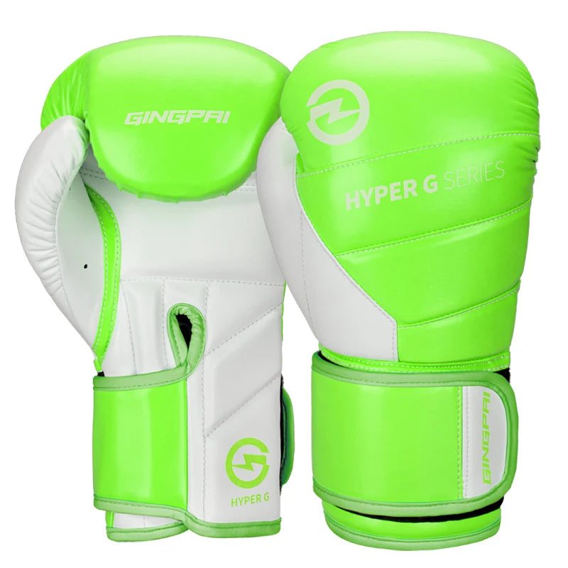 GINGPAI HYPHER G SERIES Boxing Gloves – PU Leather, Protective & Breathable