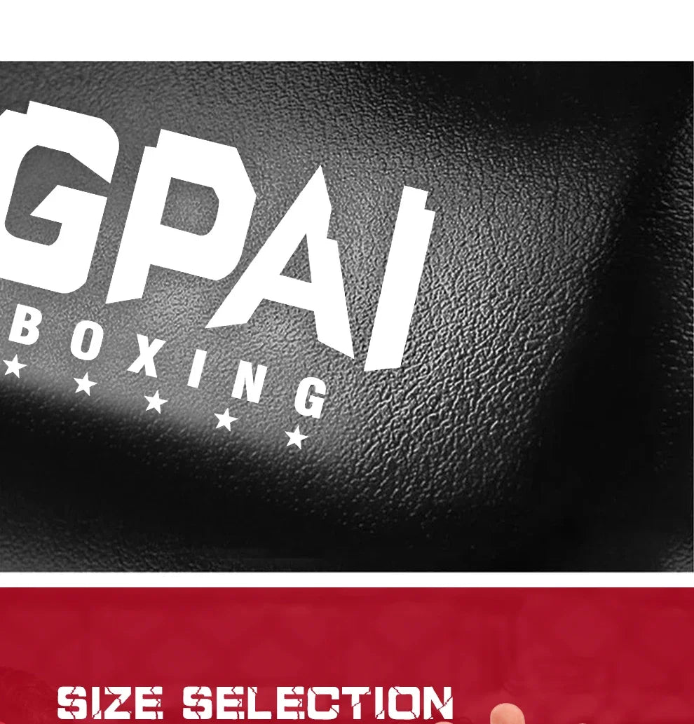 Gingpai Half-Mitts Gloves- Half-Finger Padded Gloves for kickboxing & Sparring