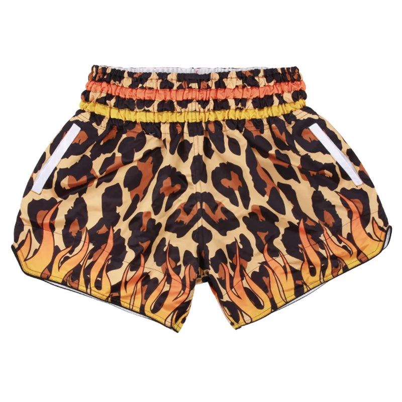 Muay Thai Shorts 2025 New Thai Boxing Shorts Women Men Child Patchwork Kickboxing Training Pants Gym MMA Martial Arts Fight Gear