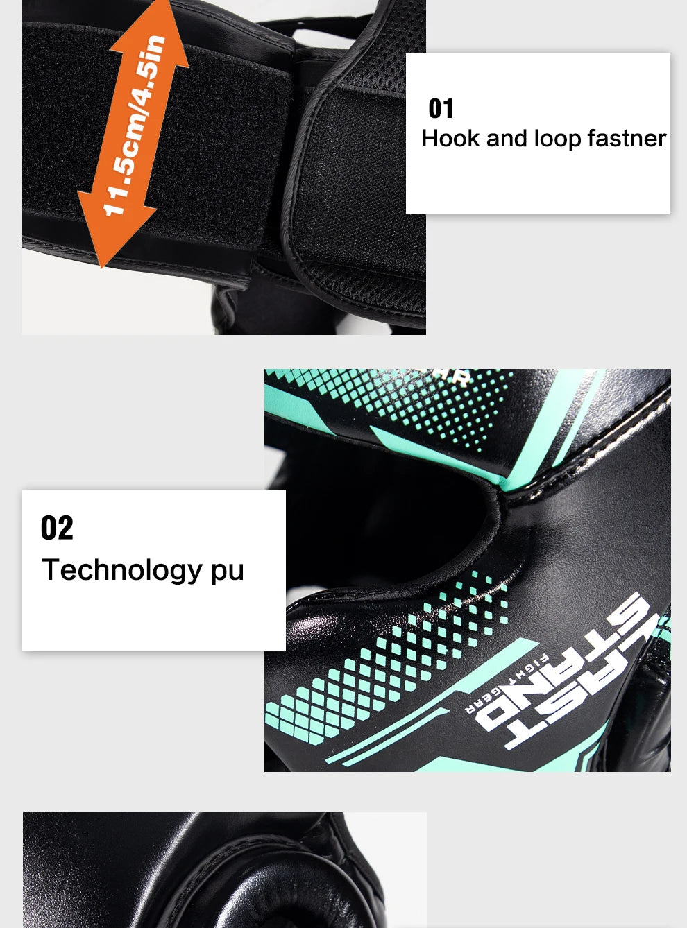 Last Stand Full-Cover Boxing Helmet – Thickened Head Guard for Karate, & Gym Training