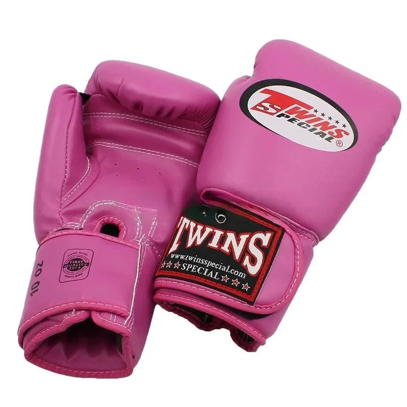 Twins PU Leather Boxing Gloves Professional MMA & Muay Thai Sparring Gloves