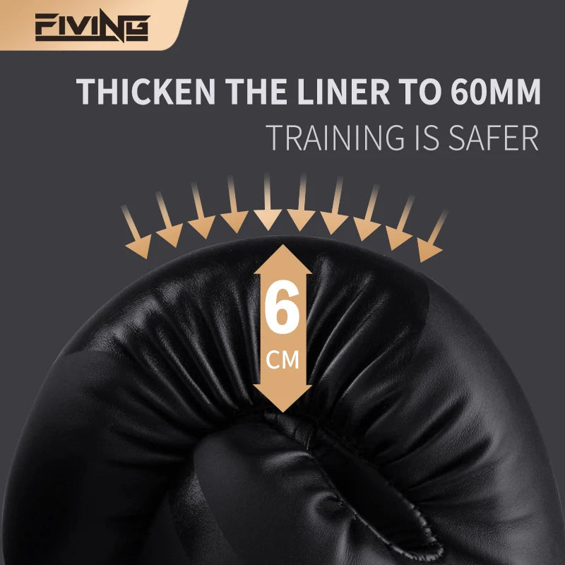 FIVING Pro Boxing Gloves – For Muay Thai, Sanda & boxing