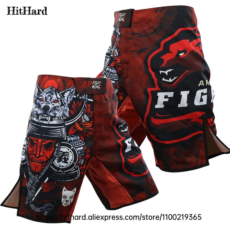 Tiger MMA Shorts BJJ Crossfit Wrestling Grappling Shorts Jiujitsu Martial Arts Combat Clothing Men Women Kickboxing Boxing Pants