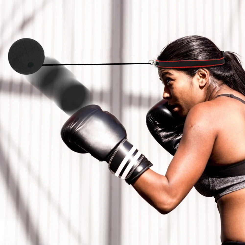 Boxing Reflex Ball with Adjustable Headband for Speed & Accuracy