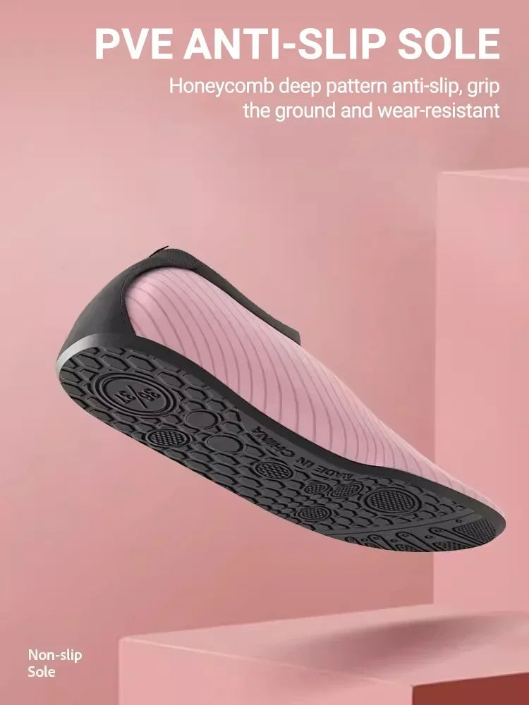 Yoga Socks with Rubber Soles Quick Drying & Foot Massage Support