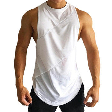 Summer Sleeveless Gym Tank Men’s Fitness Stringer Shirt