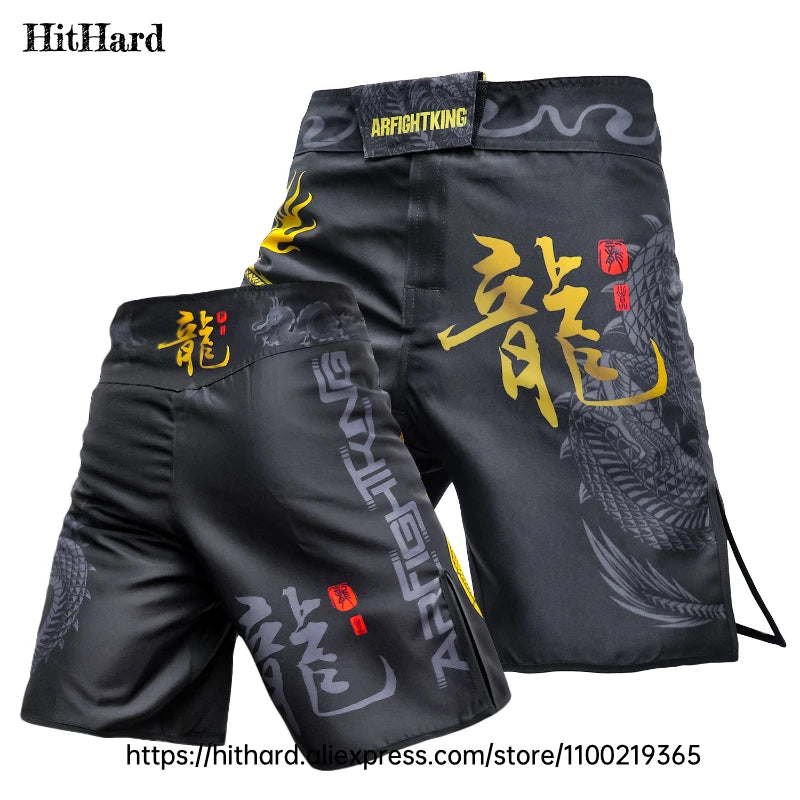 Tiger MMA Shorts BJJ Crossfit Wrestling Grappling Shorts Jiujitsu Martial Arts Combat Clothing Men Women Kickboxing Boxing Pants
