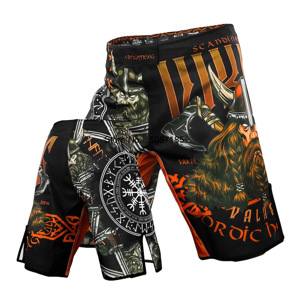 MMA Shorts Jiu Jitsu Muay Thai Pants Men's Fight Shorts Martial Arts BJJ Grappling Kickboxing Fighting Boxing Training Trunks