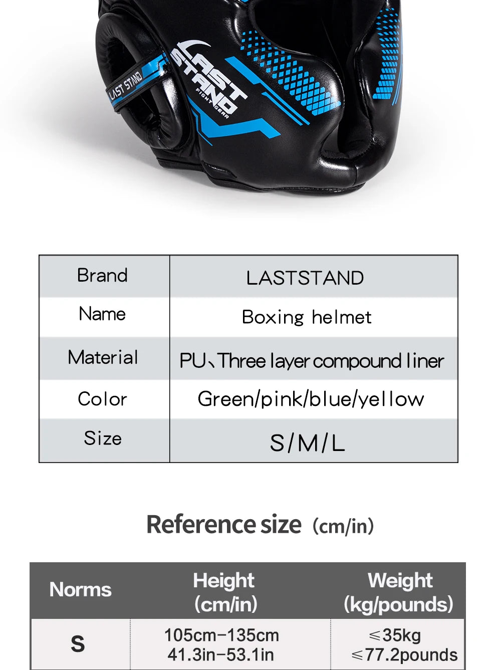 Last Stand Full-Cover Boxing Helmet – Thickened Head Guard for Karate, & Gym Training