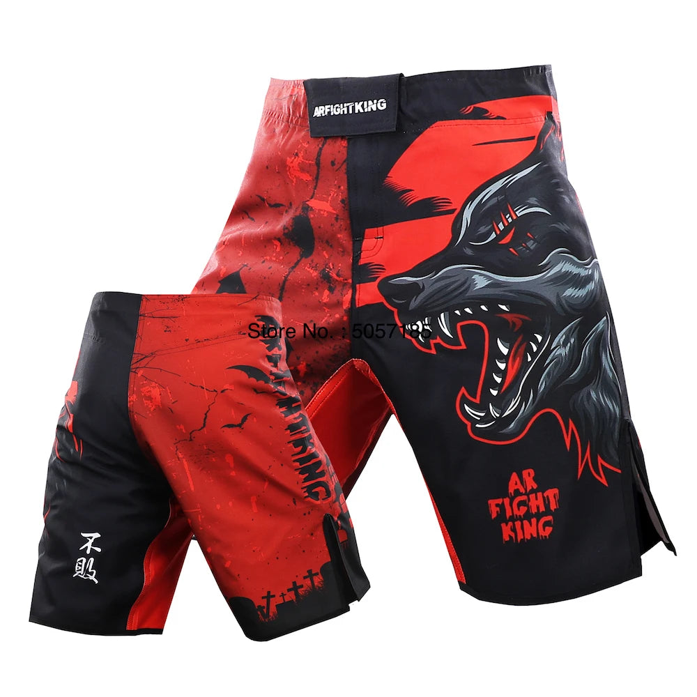 MMA Shorts Jiu Jitsu Muay Thai Pants Men's Fight Shorts Martial Arts BJJ Grappling Kickboxing Fighting Boxing Training Trunks