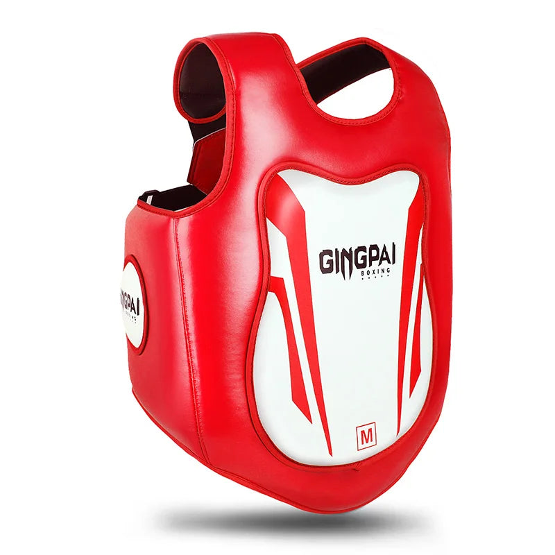 Boxing Chest Guard MMA Kickboxing Body Vest Protector Martial Arts WTF Reversible Rib Shield Taekwondo Target Training Uniform