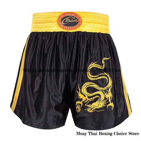 Muay Thai Boxing Shorts – Satin MMA Shorts for Gym, boxing & Cage Fighting