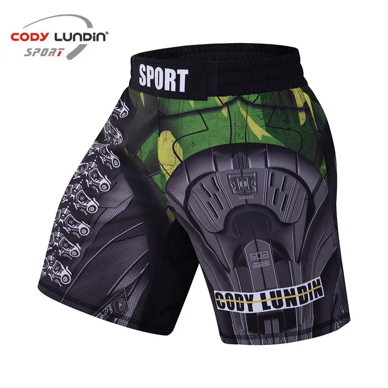 MMA Fight Shorts Boxing Sport Clothing Men Rashguard Muay Thai Mma shorts Fight Wear Bjj Jiu Jitsu Grappling Running Short Pants