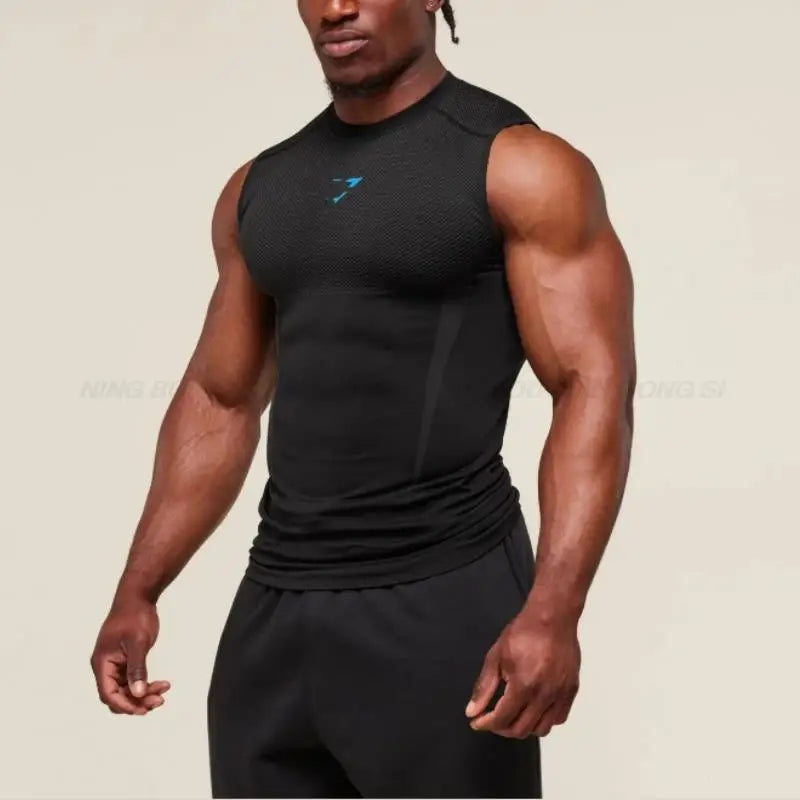 Summer Men's Tight sports vest