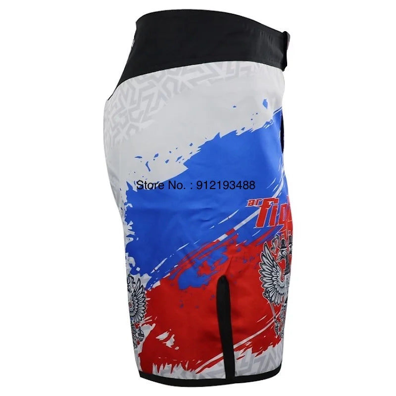 Tiger MMA Shorts BJJ Crossfit Wrestling Grappling Shorts Jiujitsu Martial Arts Combat Clothing Men Women Kickboxing Boxing Pants