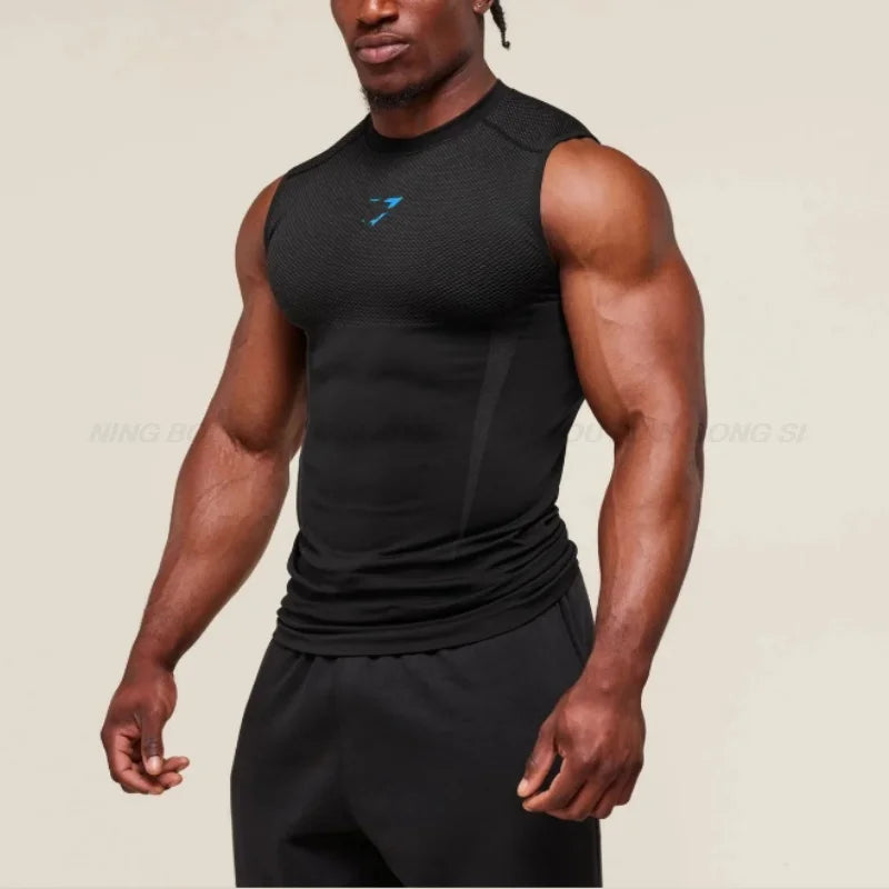 Summer Men's Tight sports vest