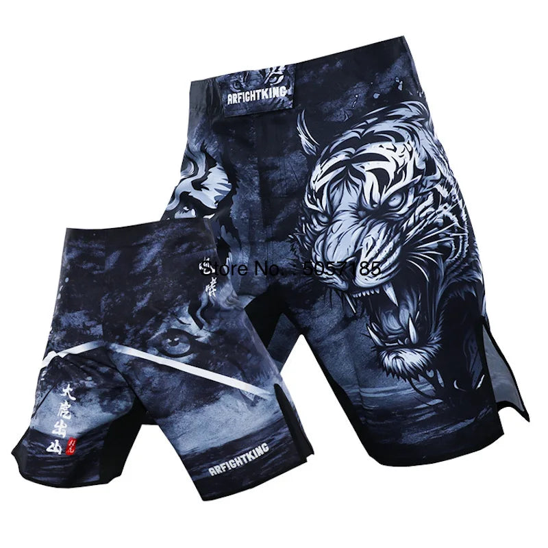 MMA Shorts Jiu Jitsu Muay Thai Pants Men's Fight Shorts Martial Arts BJJ Grappling Kickboxing Fighting Boxing Training Trunks