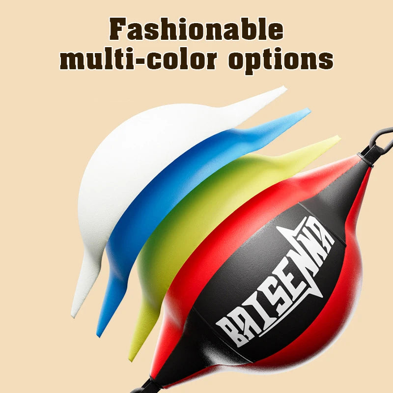 Training Reaction Speed Balls PU Leather Double End Punching Bag Muay Thai Punch Boxing Ball Gym Fitness Sports Equipment