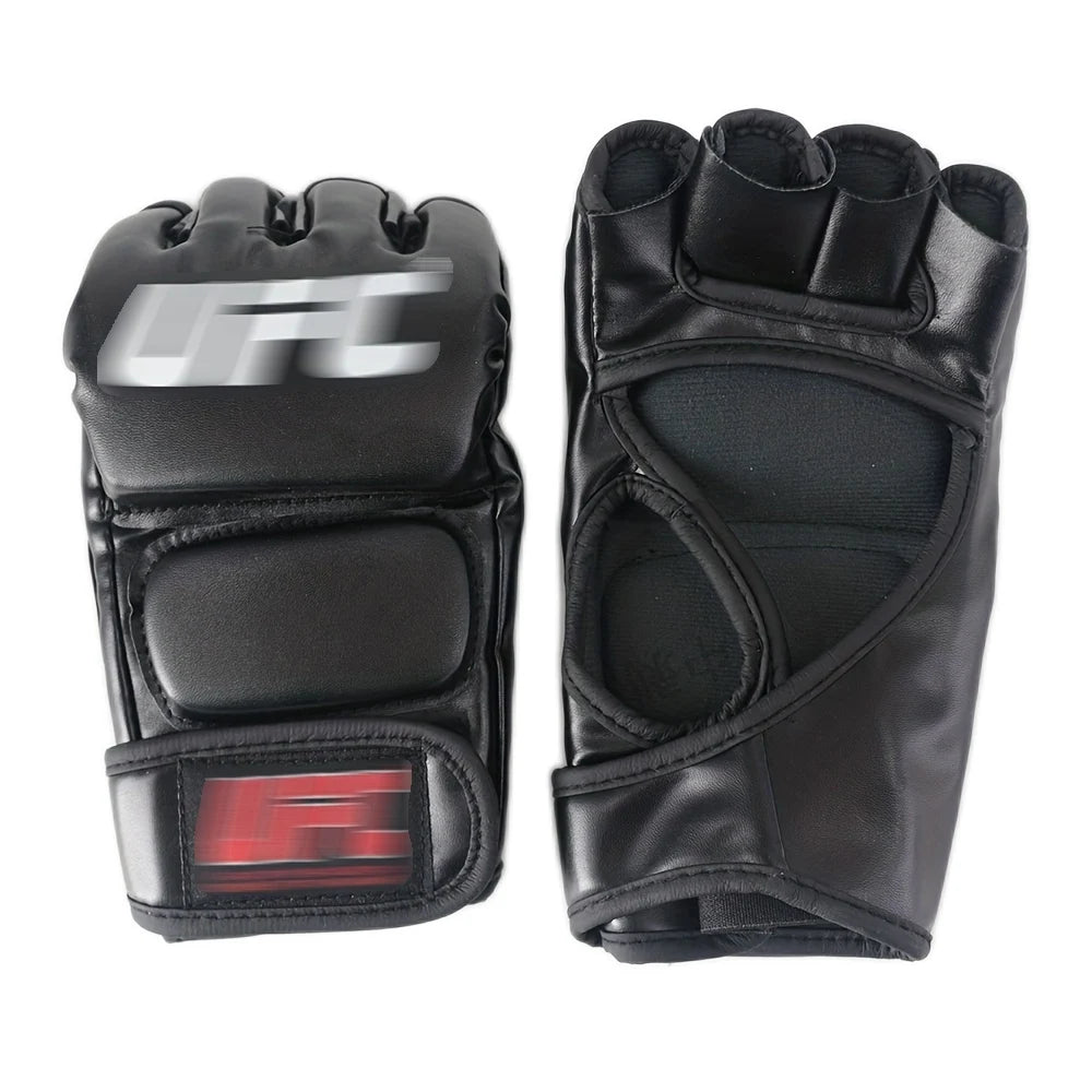 UFC MMA Gloves for Men Semi-Finger Training, Boxing & Kickboxing