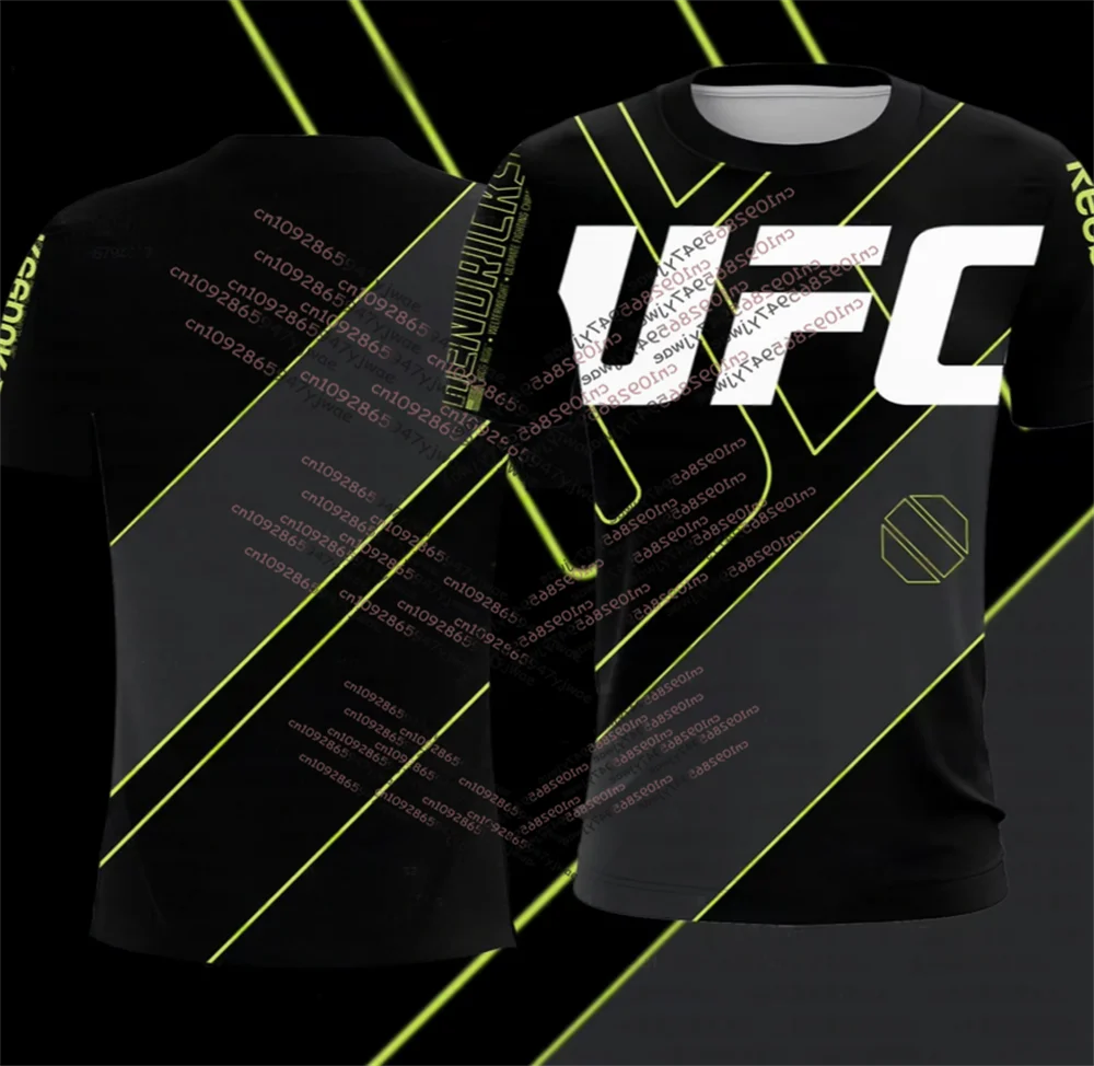 Boxing Sportswear T-Shirt UFC Style with 3D Printed Design