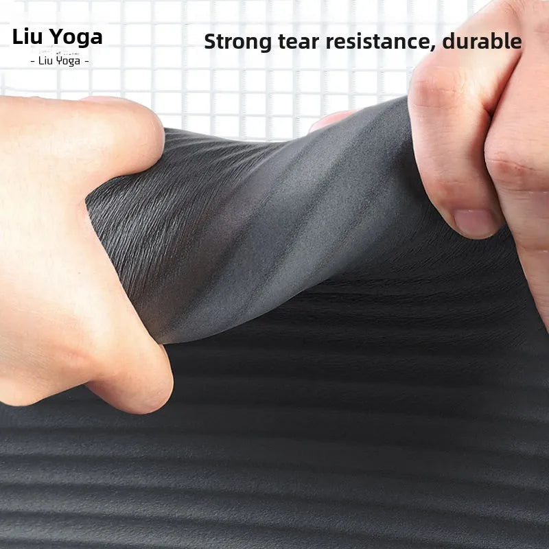Men’s Yoga Mat Anti-Slip Rubber Exercise Mat with Clean Design
