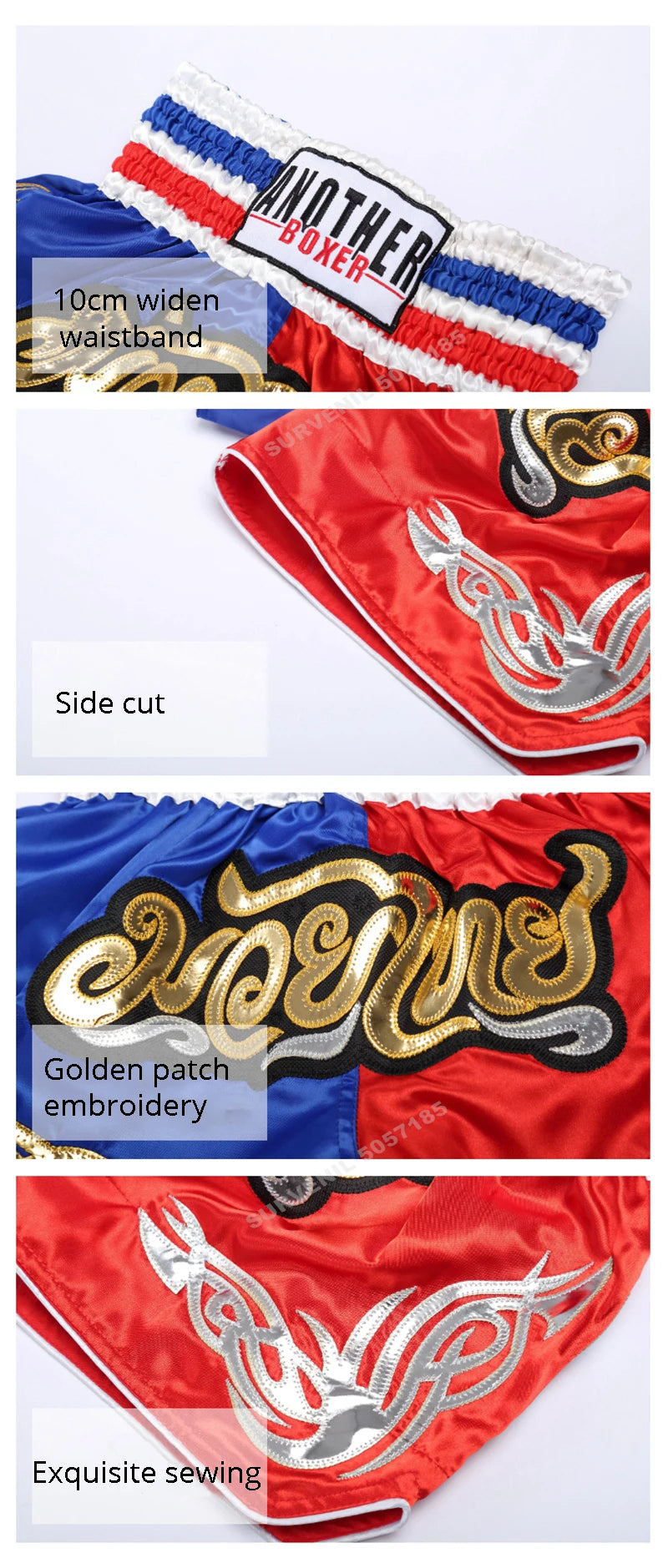 Muay Thai Shorts 2025 New Thai Boxing Shorts Women Men Child Patchwork Kickboxing Training Pants Gym MMA Martial Arts Fight Gear