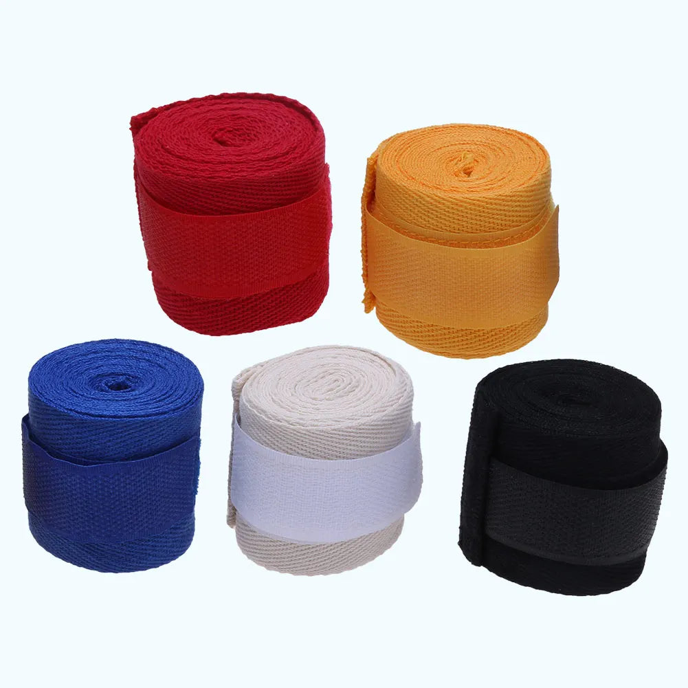 Durable Boxing Hand Wraps Cotton Elastic Wrist Wraps for MMA & Combat Training