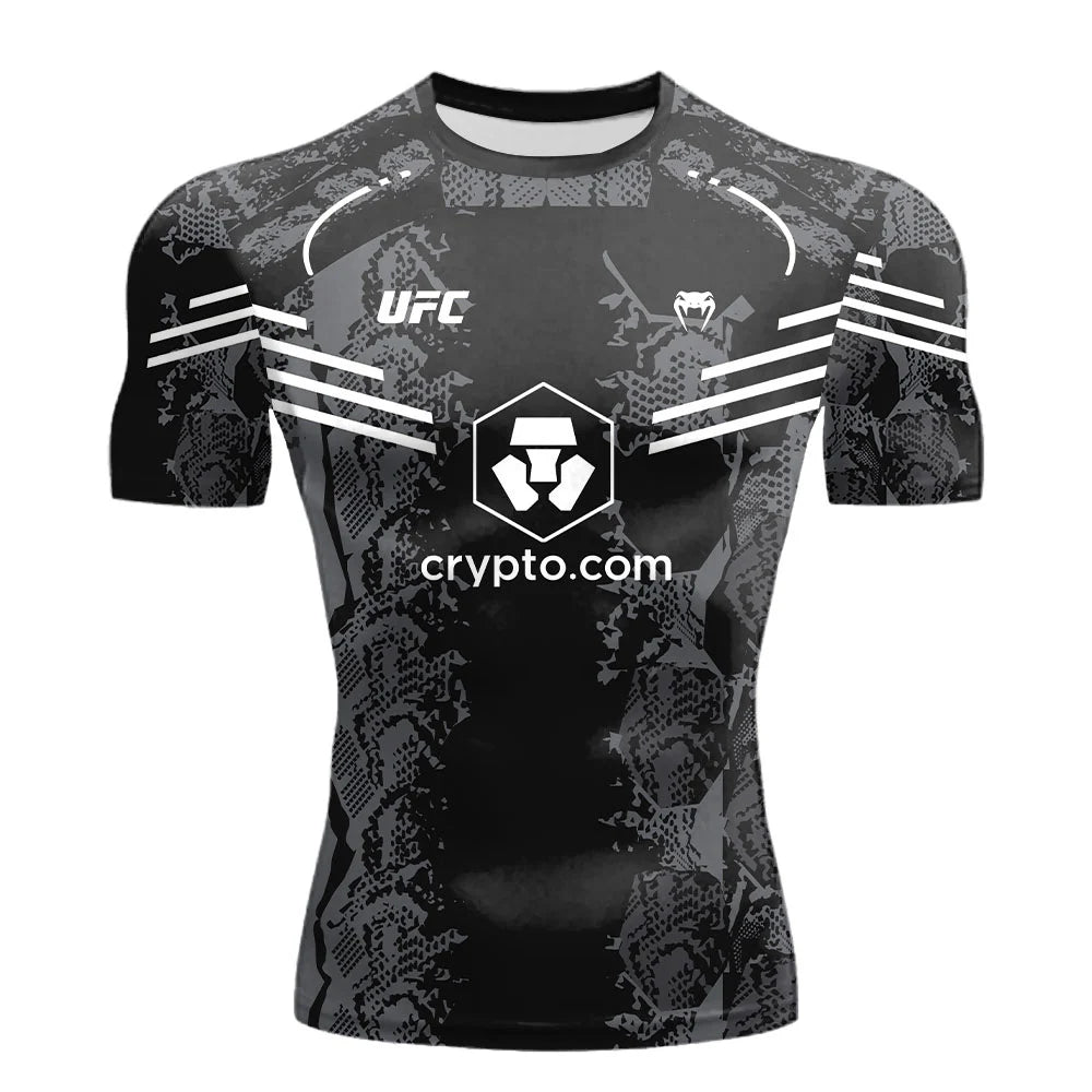 UFC Lightweight Training T-Shirt Breathable Summer Sportswear