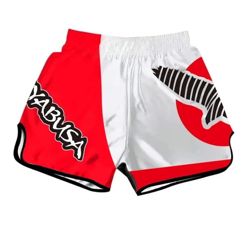 Summer Men's Boxing Shorts Training Fighting Sanda Martial Arts Gym Muay Thai Fitness Shorts
