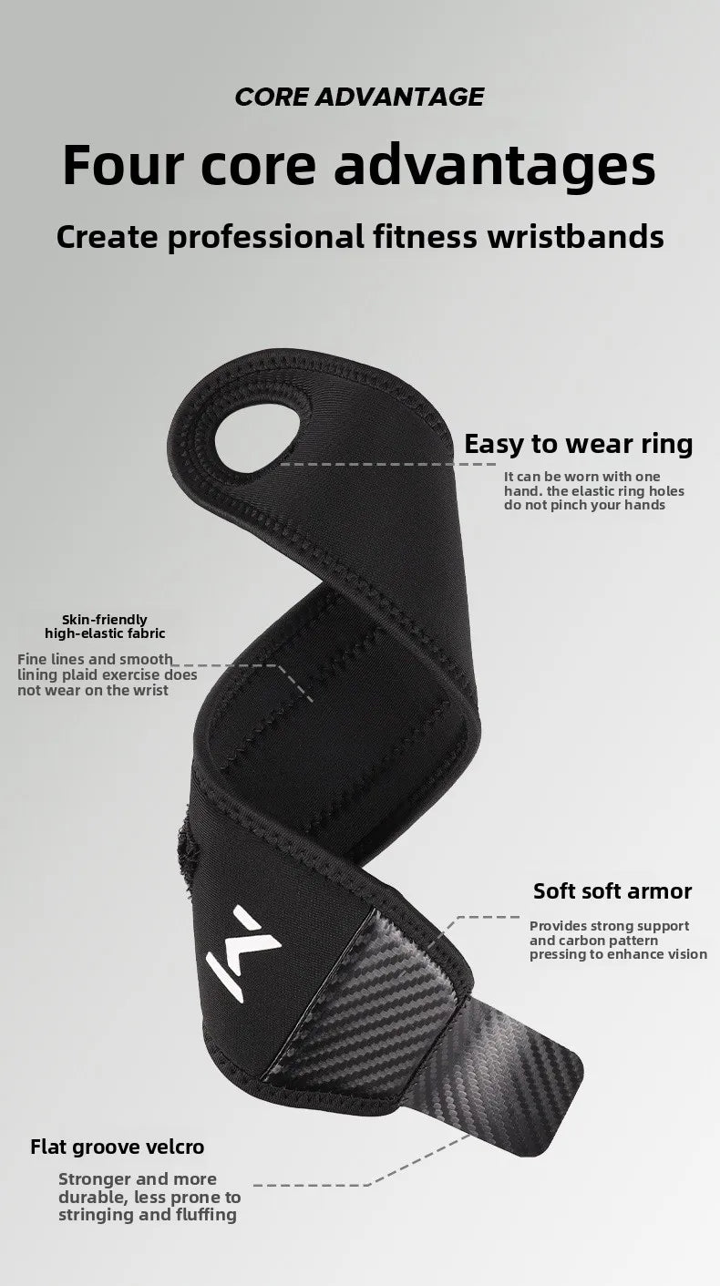 Wristband Elastic Bandage Support for Crossfit Powerlifting