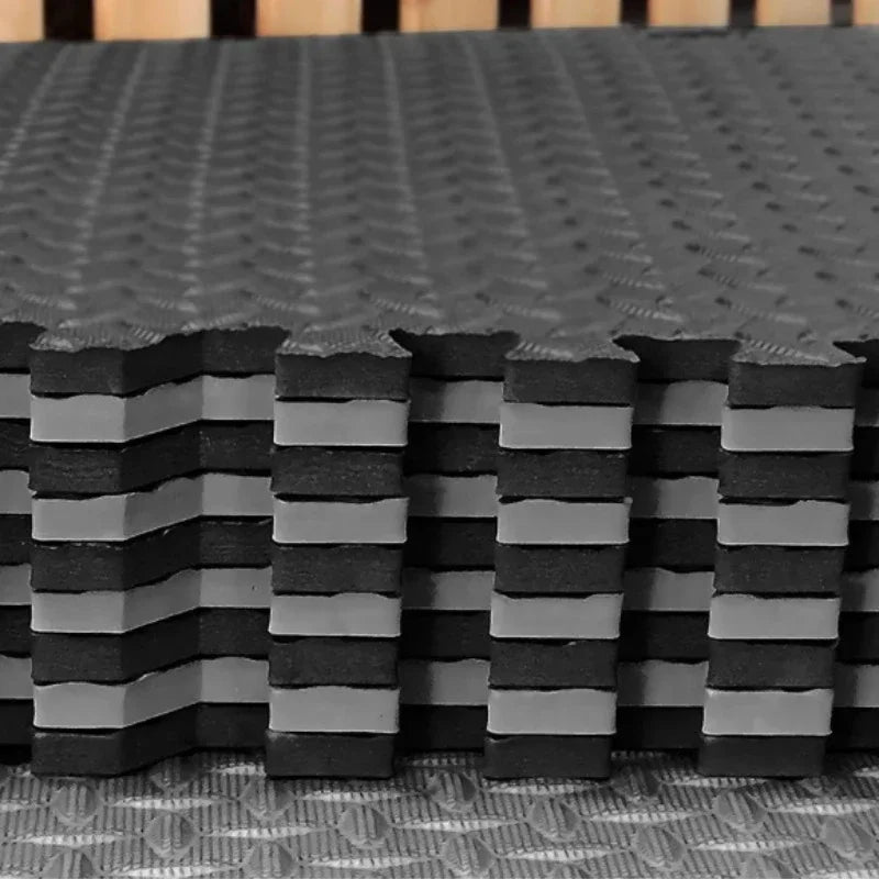 Non-Slip Foam Yoga Mat Tiles for Indoor Fitness Protection