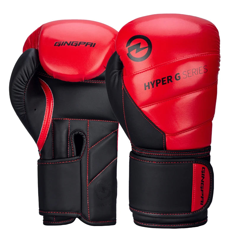 GINGPAI HYPHER G SERIES Boxing Gloves – PU Leather, Protective & Breathable
