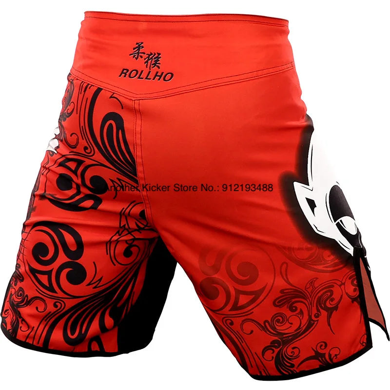 Tiger MMA Shorts BJJ Crossfit Wrestling Grappling Shorts Jiujitsu Martial Arts Combat Clothing Men Women Kickboxing Boxing Pants