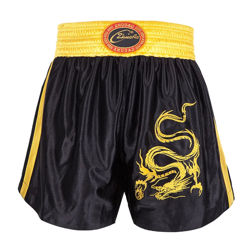 Muay Thai Shorts 2025 New Thai Boxing Shorts Women Men Child Patchwork Kickboxing Training Pants Gym MMA Martial Arts Fight Gear