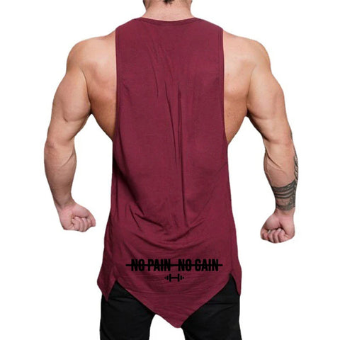 Summer Cotton Muscle Tank Sleeveless Bodybuilding Shirt