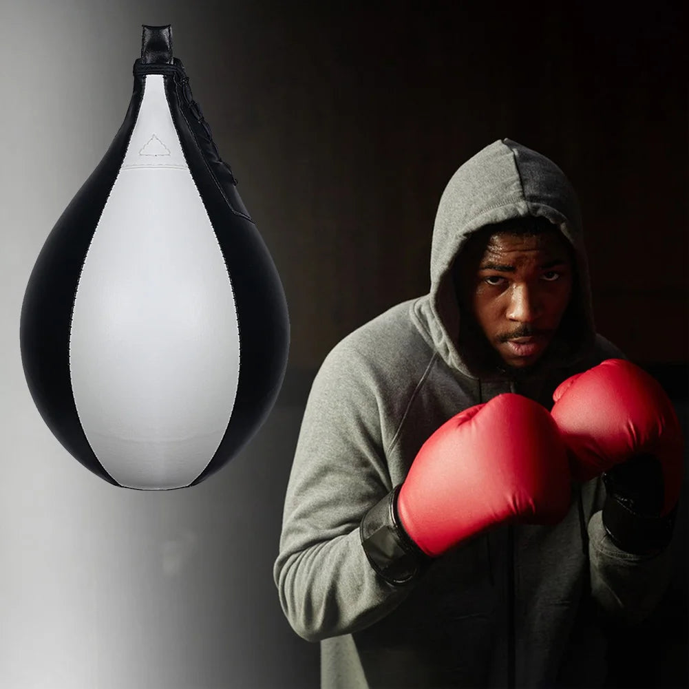 Boxing Speed Ball Hanging Punching Bag PU Leather Boxing Reflex Ball Stress Relief Boxing Striking Bag Boxing Equipment