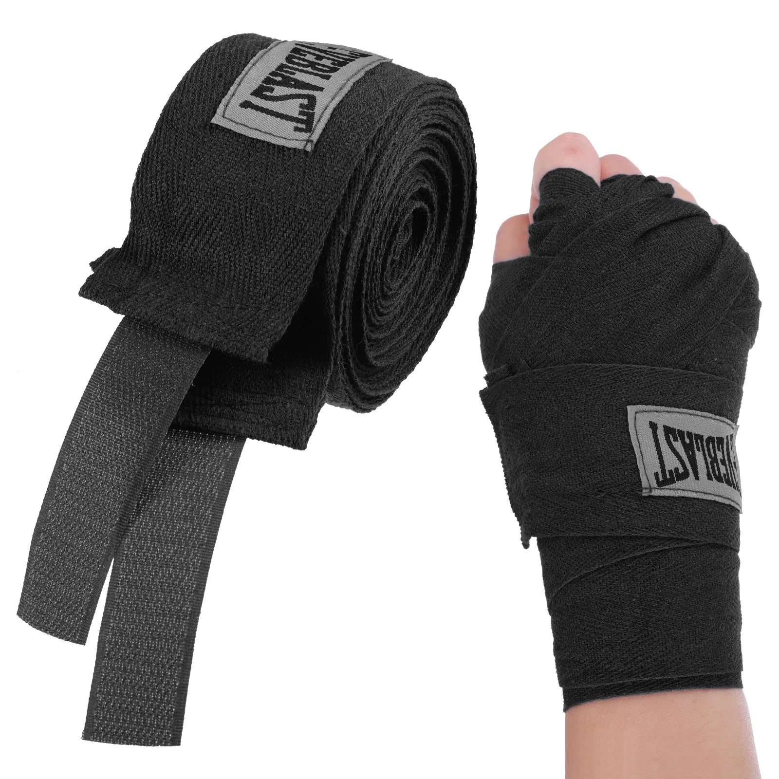 Everlast Cotton Boxing Bandages Soft Elastic Hand Wraps for Boxing, & Karate