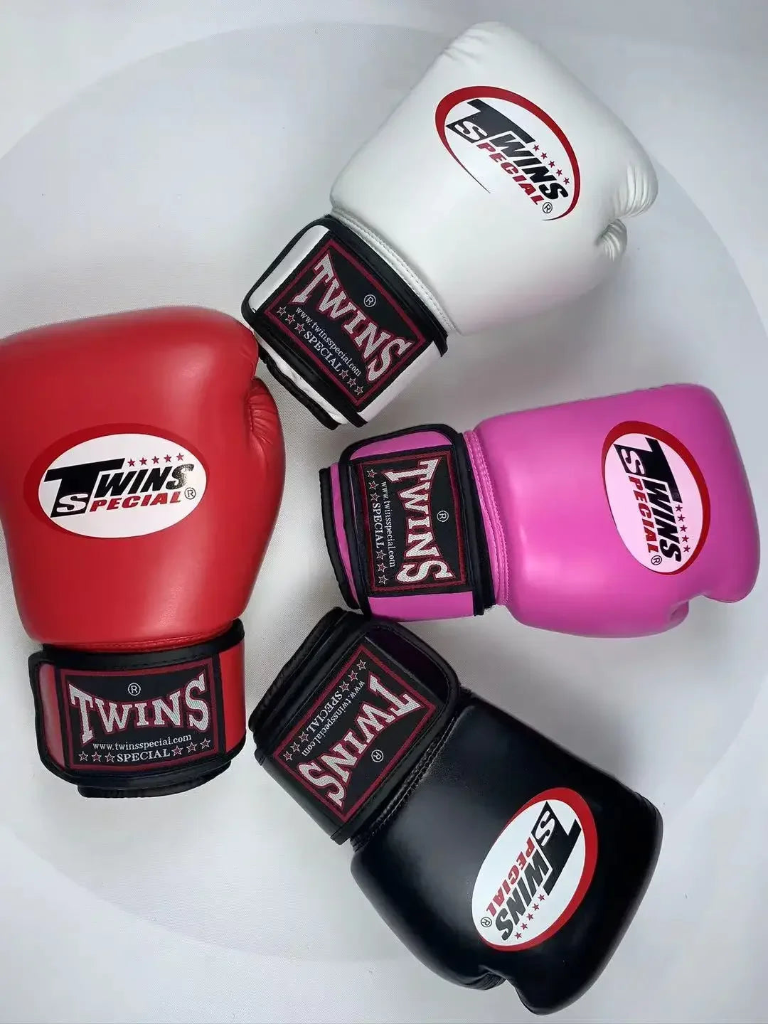 Twins PU Leather Boxing Gloves Professional MMA & Muay Thai Sparring Gloves