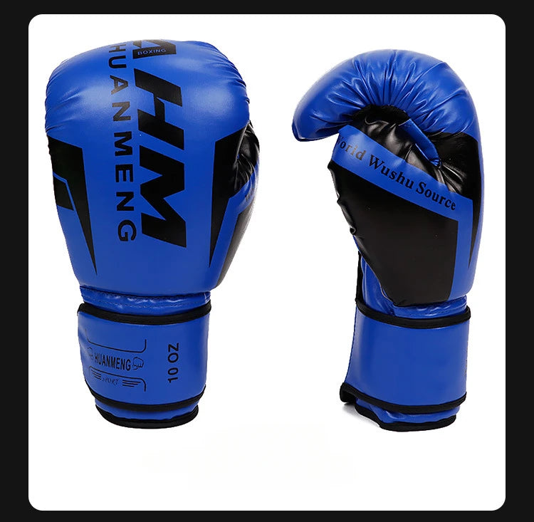 Boxing Gloves Sparring Gloves for Men PU Leather Sandbag Bag Muay Thai Fighting Combat Adult Muay Thai Competition Glove