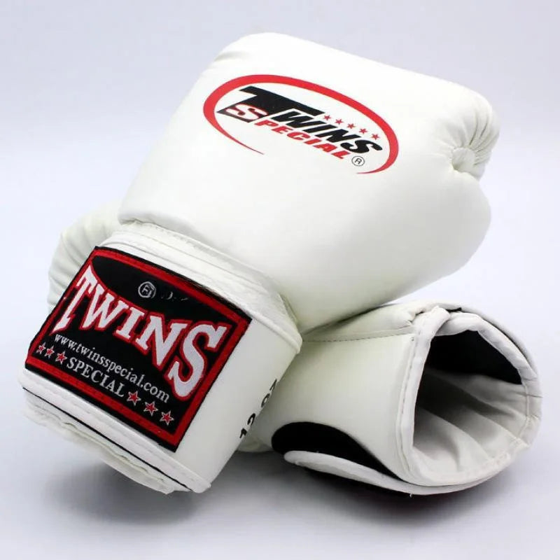 Twins PU Leather Boxing Gloves Professional MMA & Muay Thai Sparring Gloves