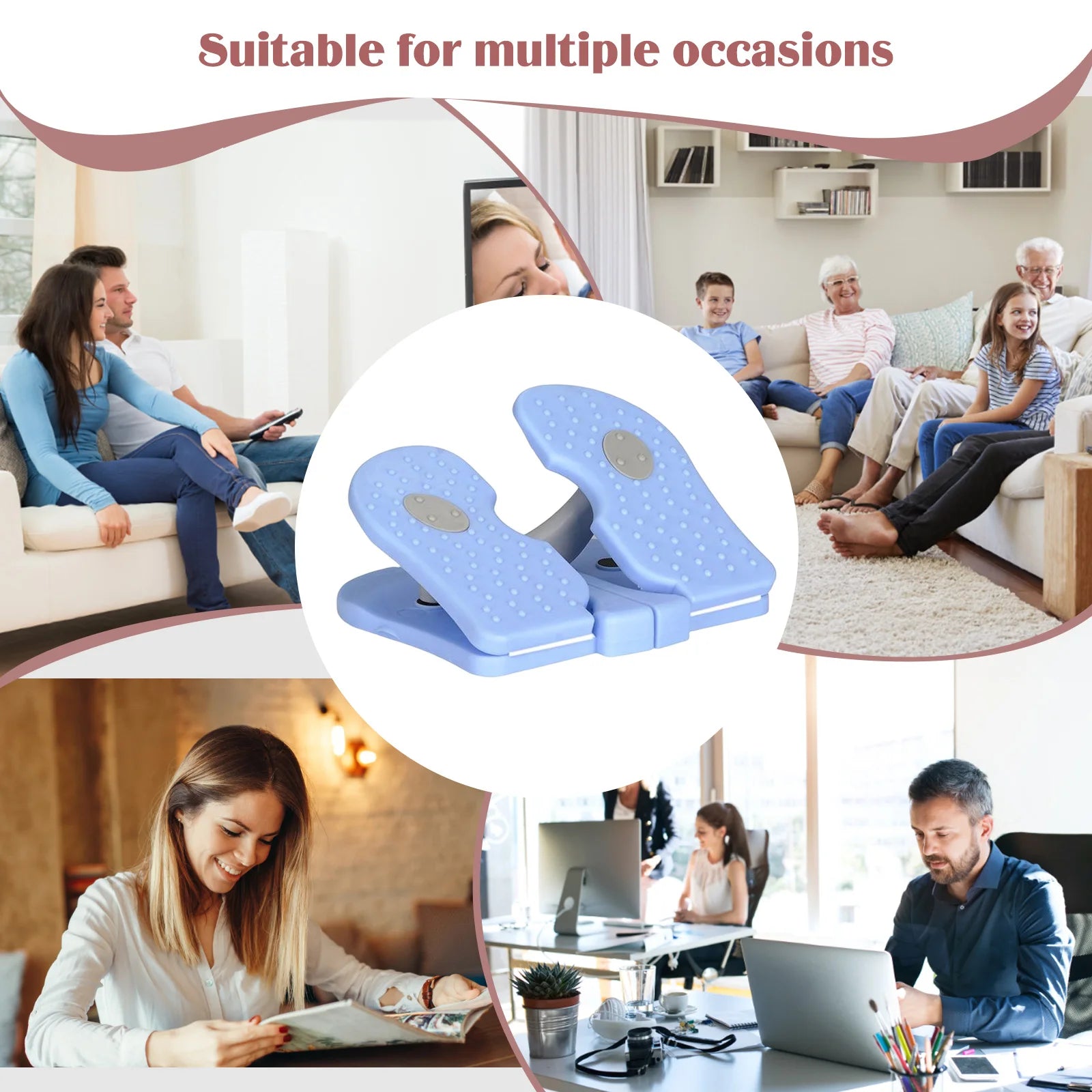 Home Fitness Leg Stretch Board Portable Non-Slip Exercise Machine