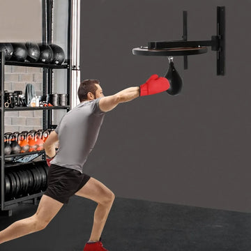 Heavy Duty Boxing Training Equipment with Punching Ball Adjustable Height for Home Fitness Boxing and Fitness Enthusiasts