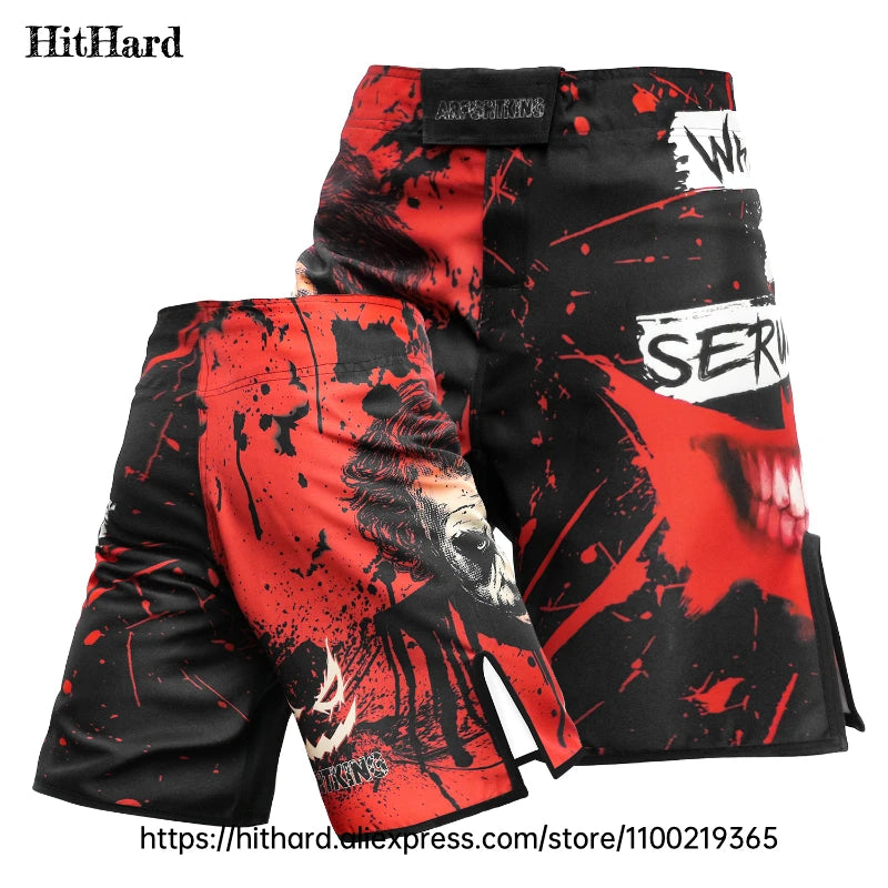 Tiger MMA Shorts BJJ Crossfit Wrestling Grappling Shorts Jiujitsu Martial Arts Combat Clothing Men Women Kickboxing Boxing Pants