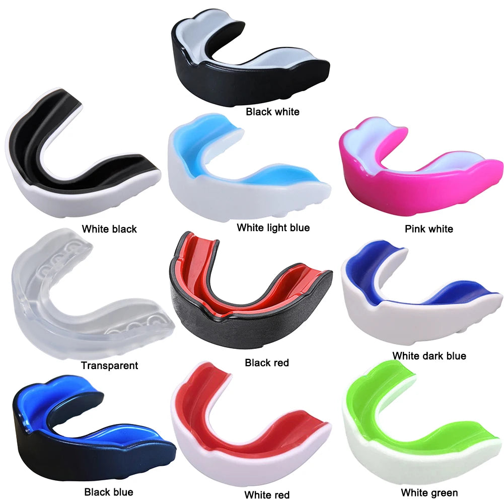 Mouth Guard Boxing Gum Shield Adults Junior Mouth Guard Sports Mouthguard for Football Wrestling Hockey Lacrosse Boxing