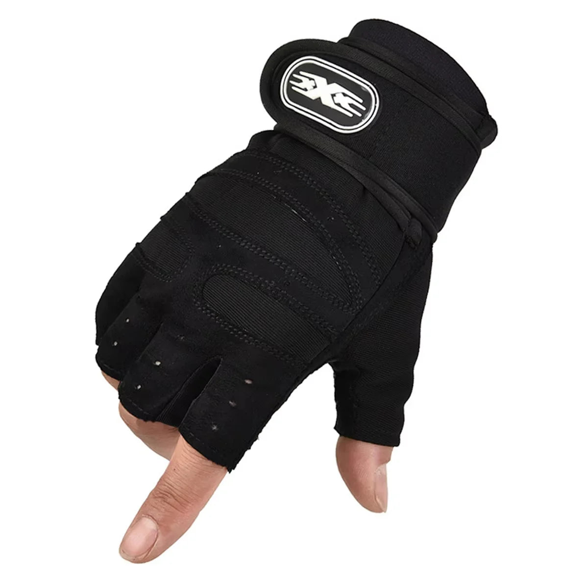 Weightlifting Gloves with Wrist Support for Fitness Training