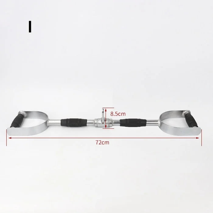 Heavy Duty Lat Pulldown Bar Solid T-Bar V-Bar for Rowing Workouts