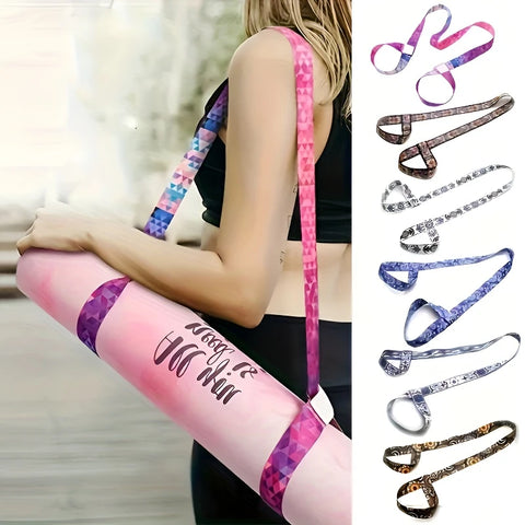Yoga Strap For Mat Carrying & Full Body Muscle Stretching