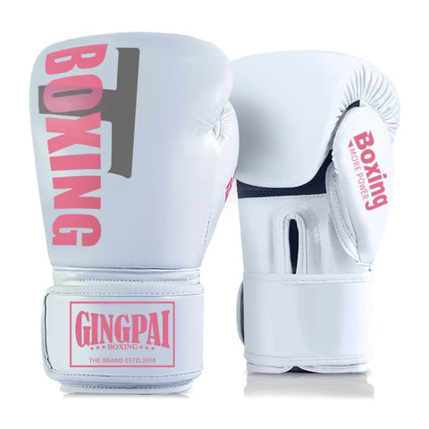 GINGPAI MMA Boxing Gloves – Muay Thai Sandbag Gloves for Training & Fighting