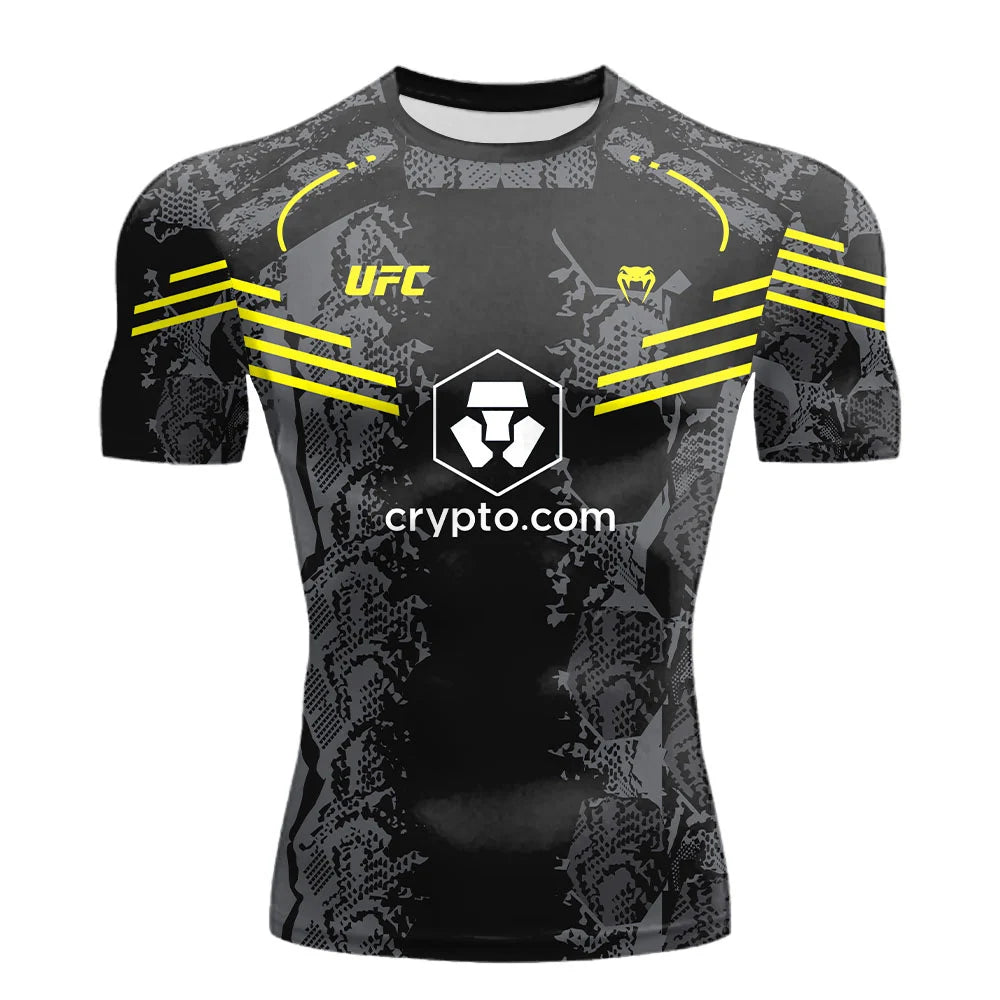 UFC Lightweight Training T-Shirt Breathable Summer Sportswear