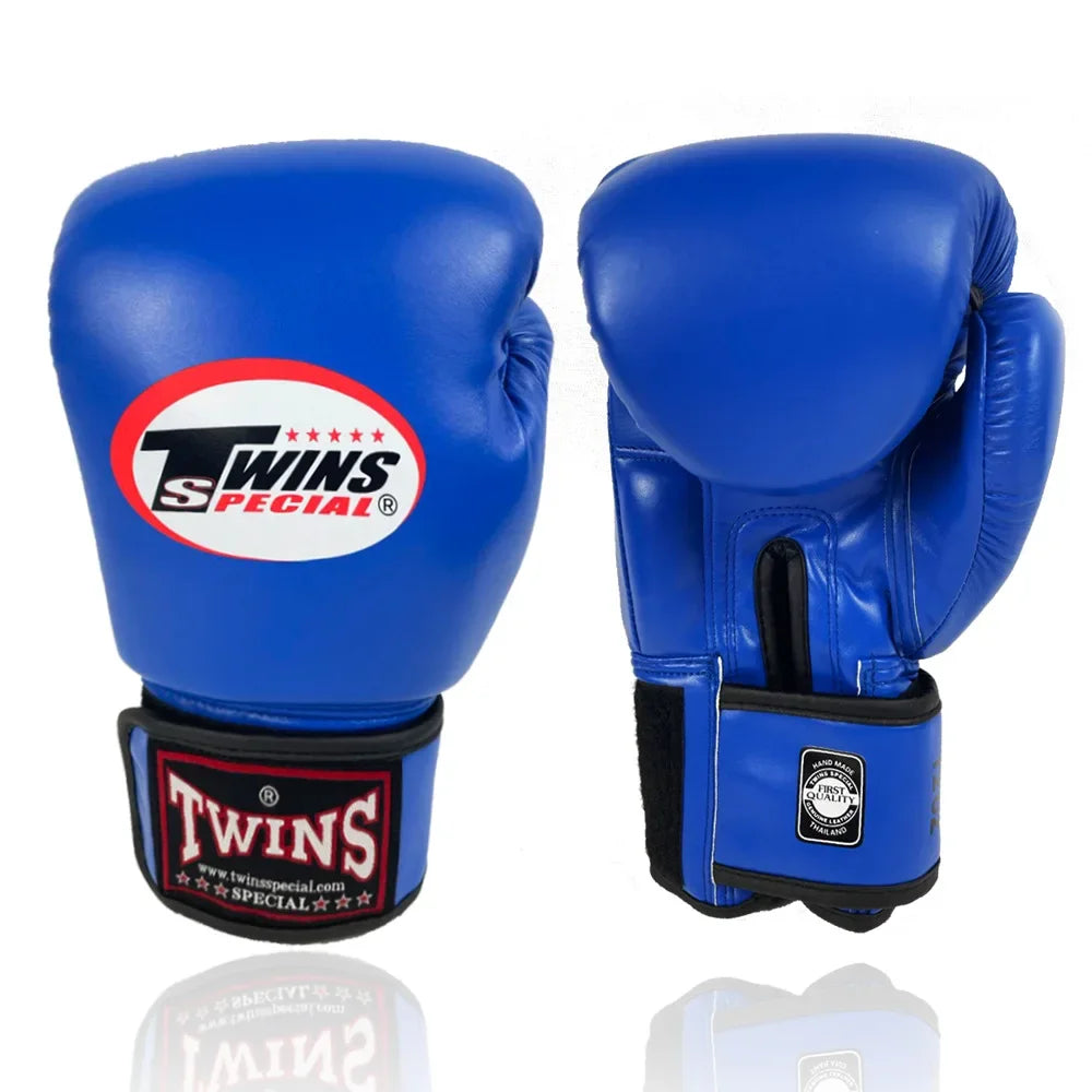 Twins PU Leather Boxing Gloves Professional MMA & Muay Thai Sparring Gloves